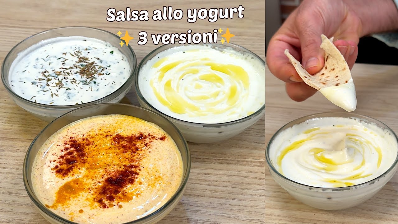 SALSA ALLO YOGURT: 3 idee semplici per guarnire i tuoi piatti