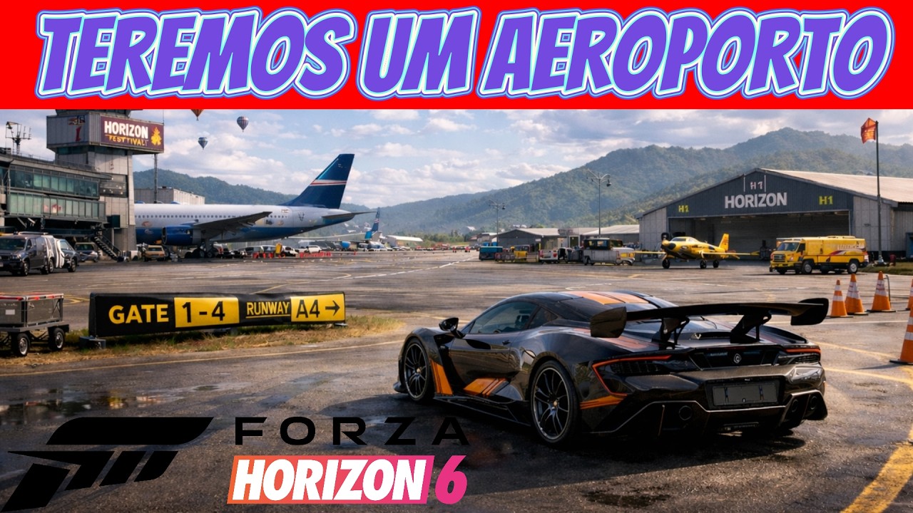 TEREMOS UM AEROPORTO GRANDE NO FORZA HORIZON 6 🔥🔥🔥