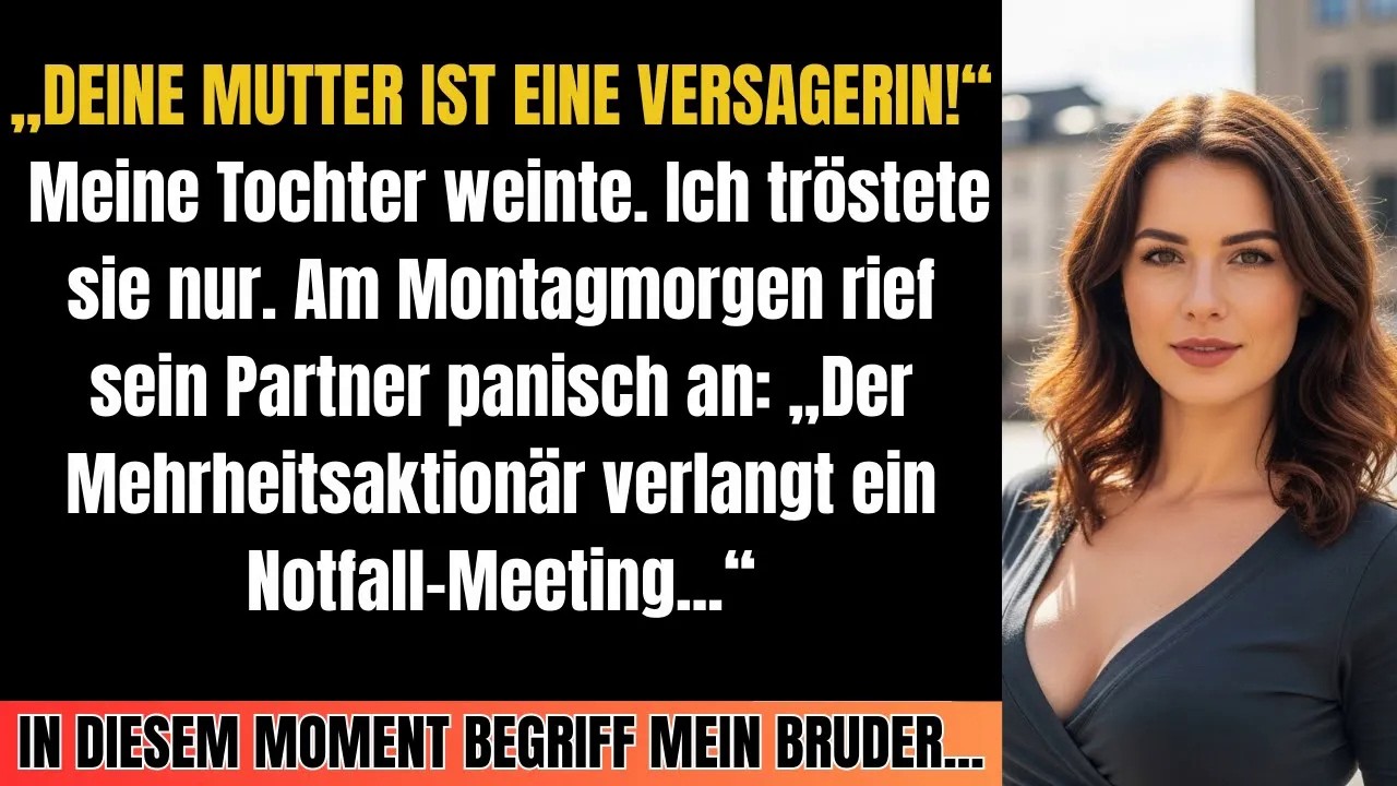 Bruder sagte meinen Kindern： „Mama ist eine Versagerin“ – Doch er vergaß, wem seine Firma gehört