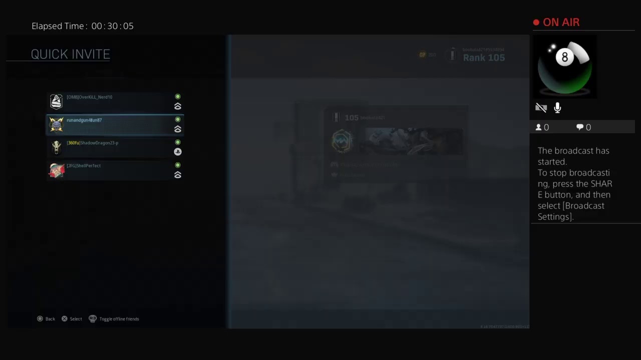 boobala421's Live stream of Modern Warfare
