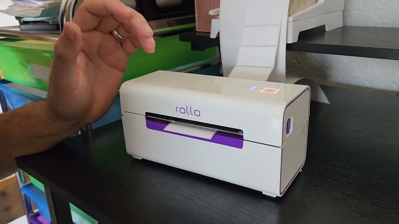 Беспроводной принтер этикеток для доставки Rollo — Wi-Fi термопринтер для печати этикеток для пос...