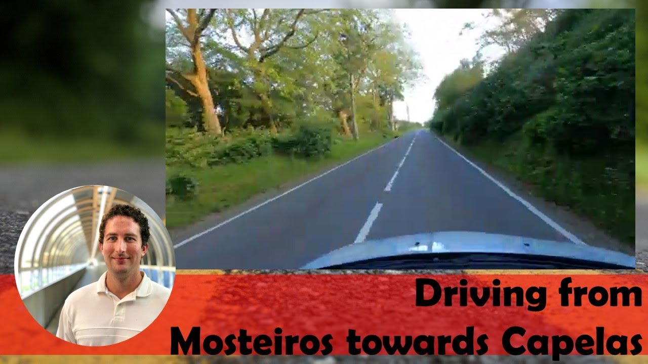 Driving from Mosteiros towards Capelas on São Miguel Island, Azores