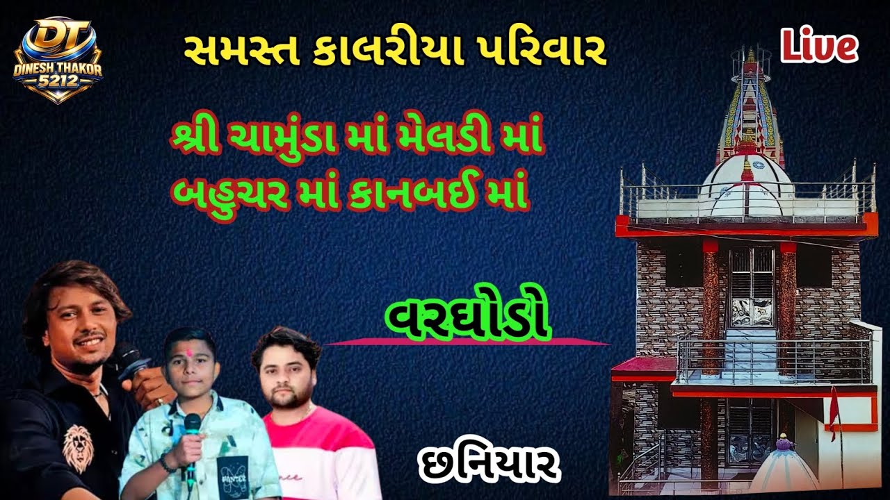 શ્રી ચામુંડા માતાજી, મેલડી માતાજી | વરઘોડો ગામ છનિયાર | varghodo Chhaniyar Live