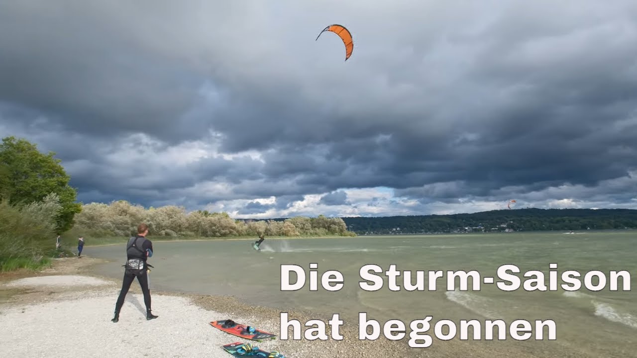 Ruben ist zurück am Ammersee: Die Kite-Saison 2024/2025 in Bayern hat begonnen