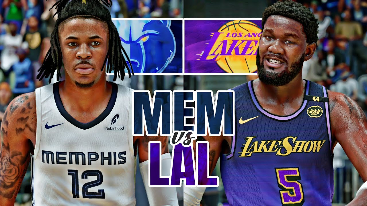 NEW LOOK LAKERS vs NEW LOOK GRIZZLIES | NBA 2K25 (PS5 PRO) [4K60]