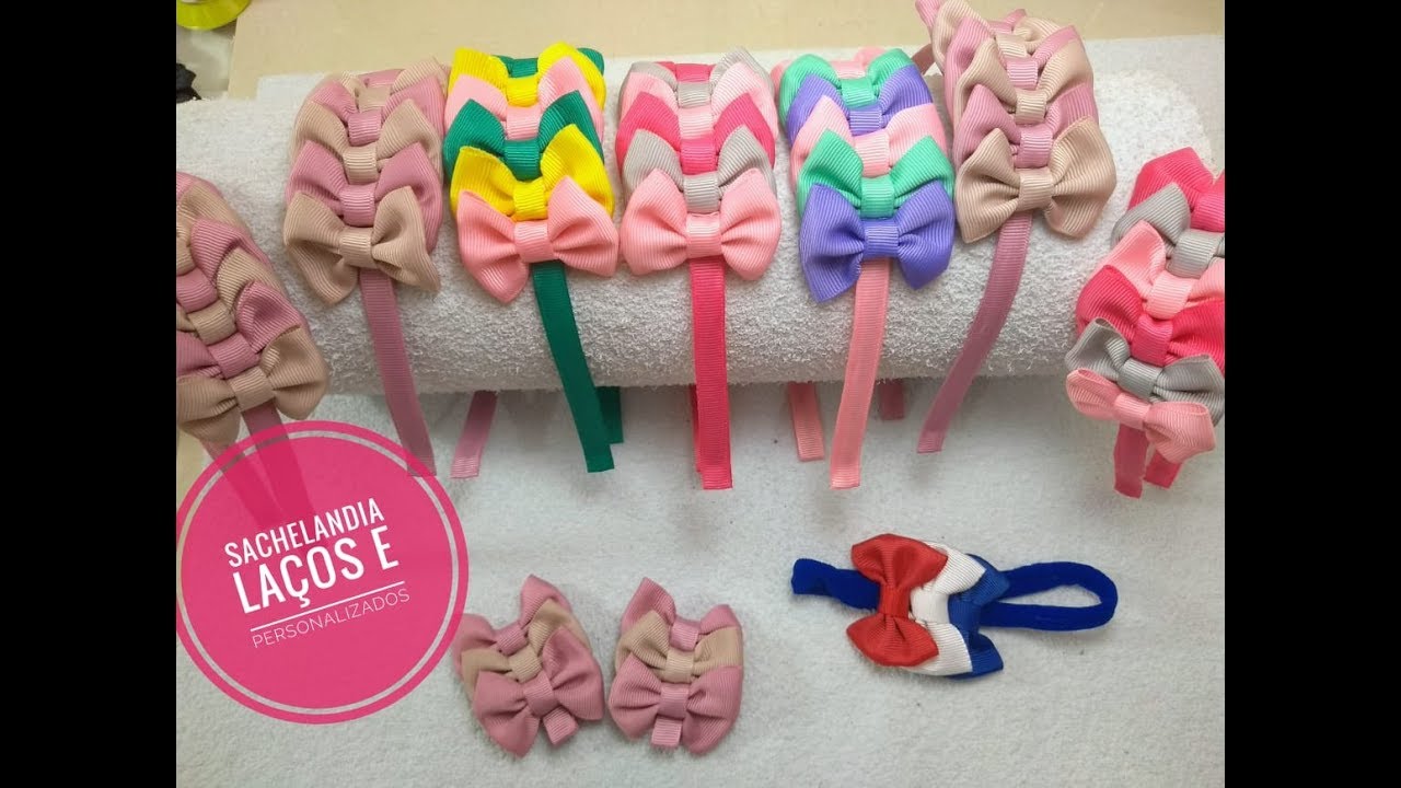 Lacinhos na Tiara e Dica para Expositor de Tiaras
