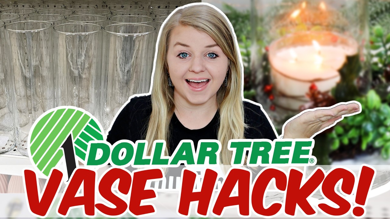 BRILLIANT 💡 DIY Christmas Decor Ideas using Dollar Tree Vases