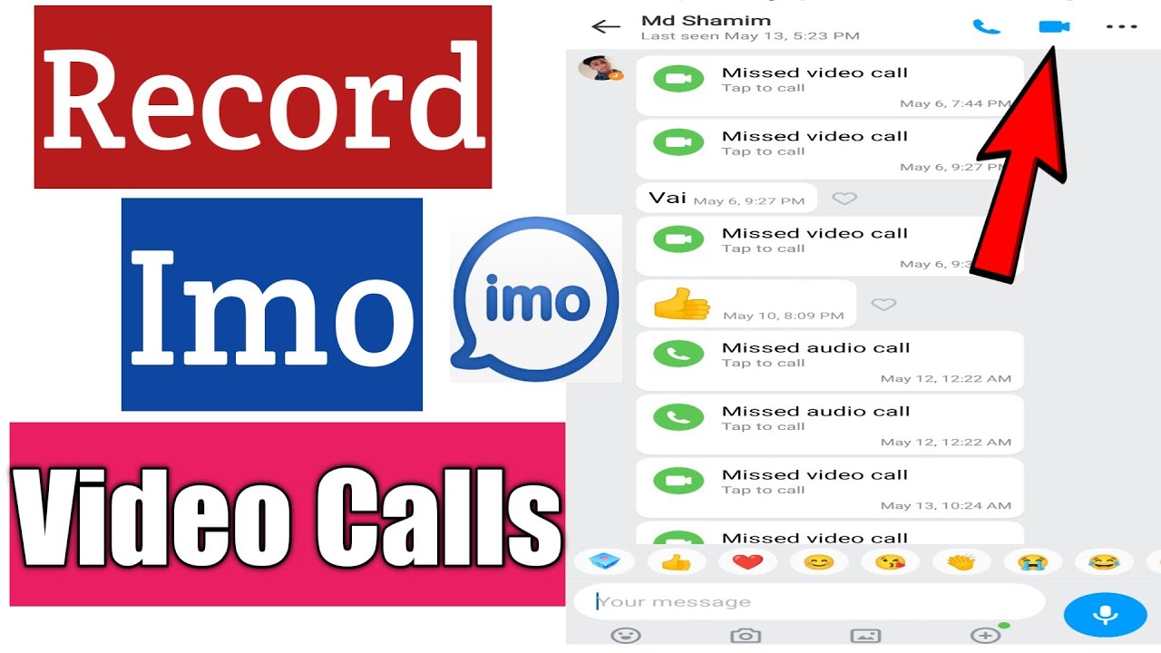 How To Record Video Calls On Imo