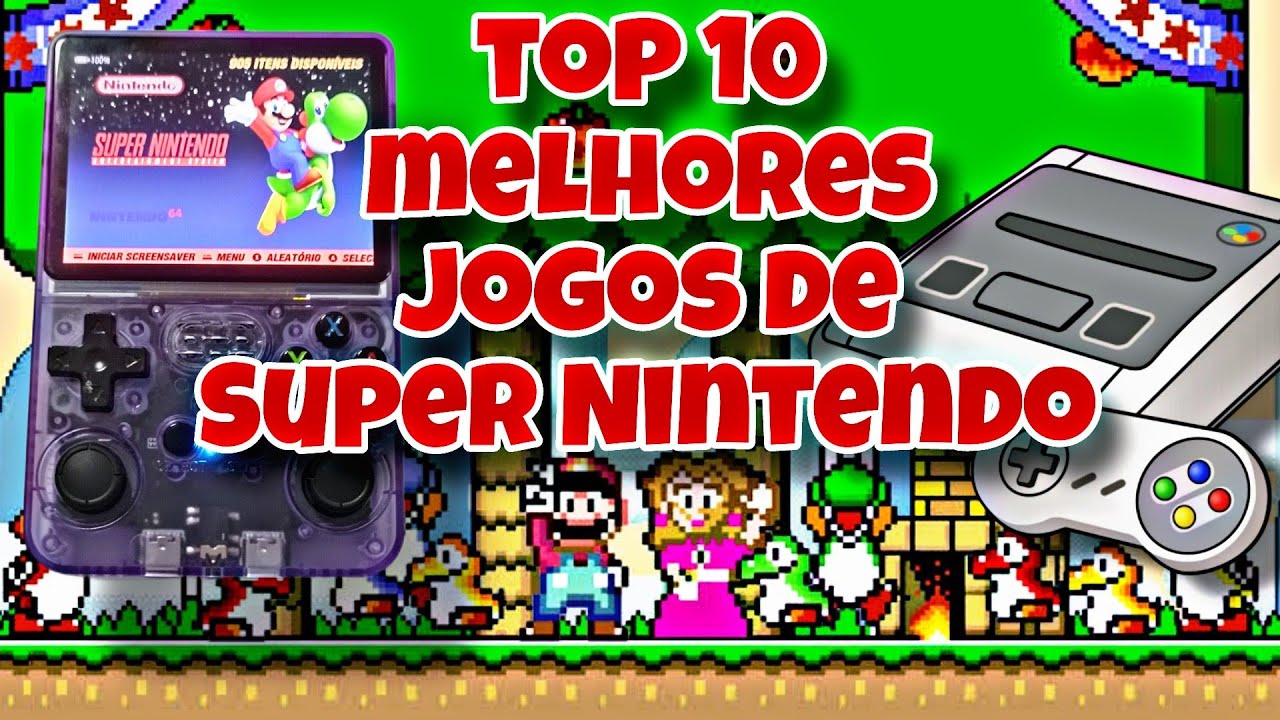 TOP 10 JOGOS DE SUPER NINTENDO PRA JOGAR NO R36S !!!