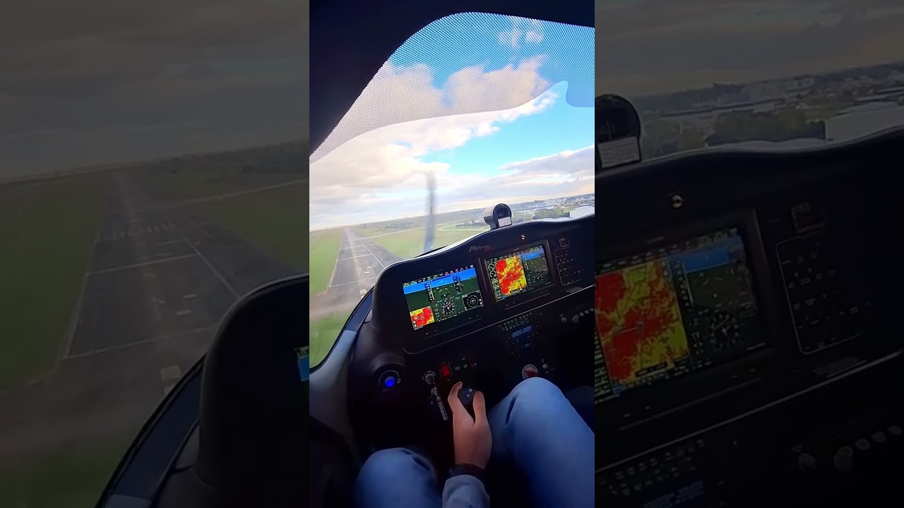 Aterrizaje pista 20 de Morón, Tecnam P92 MKII
