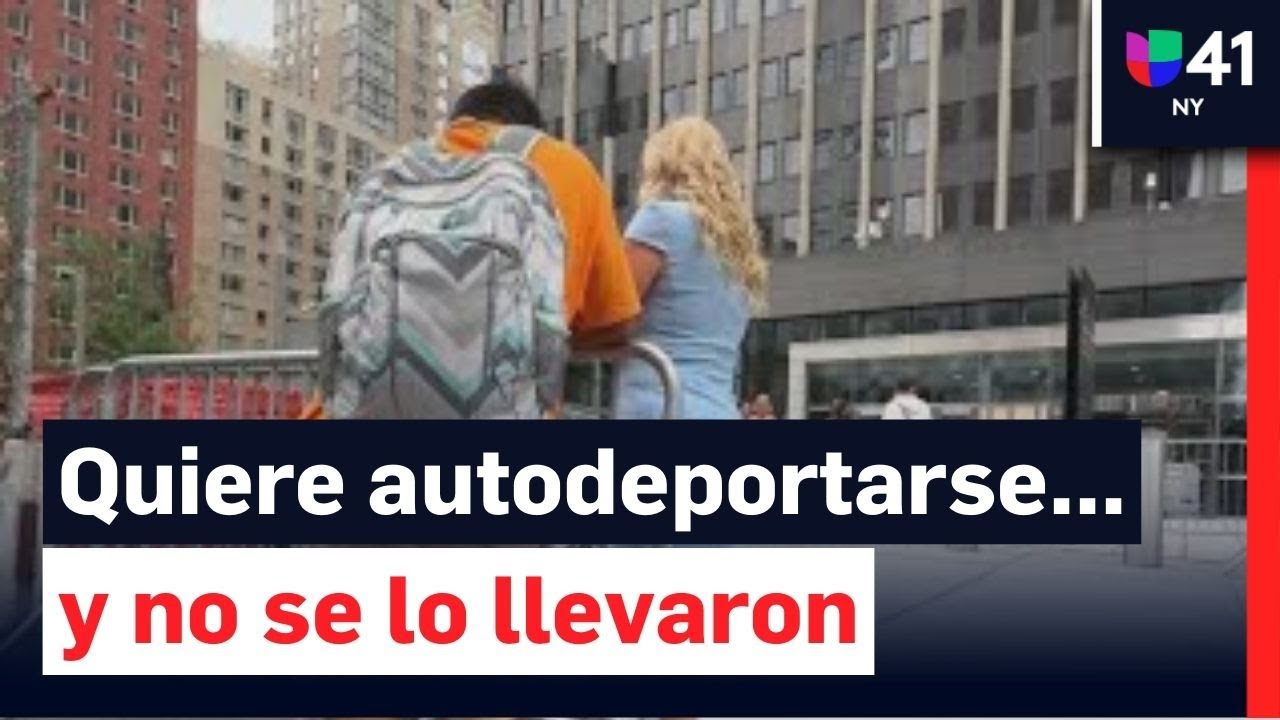 Decidi&oacute; autodeportarse, se entreg&oacute; a las autoridades, pero no lo recibieron