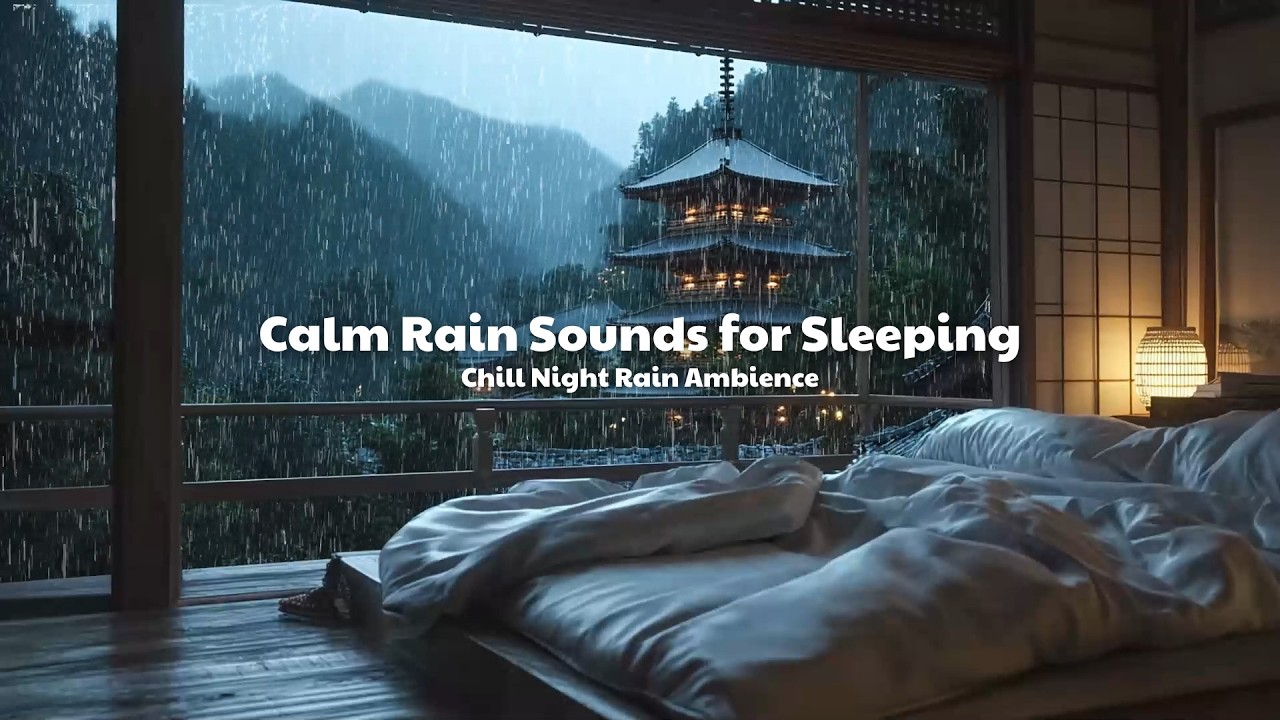 Calm Rain Sounds for Sleeping | Chill Night Rain Ambience