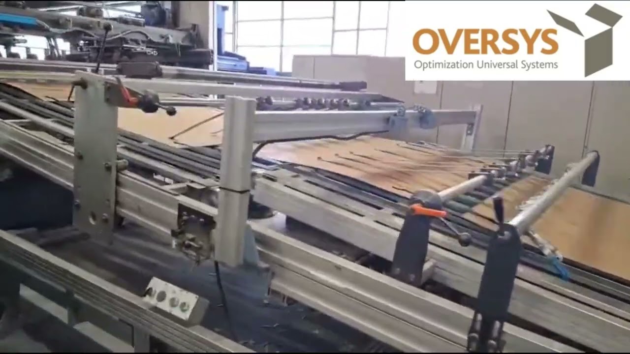 VIDEO OVERSYS U74140925 TEXO 165/240 FB 4 COLORS ROTARY DIE CUTTER