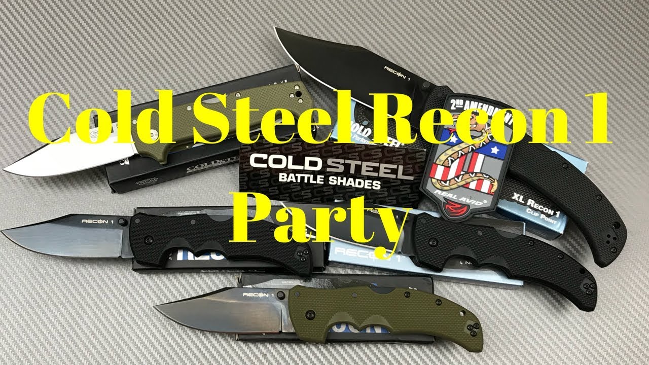 Cold Steel Recon 1 Party    The must have Cold Steel Knife !