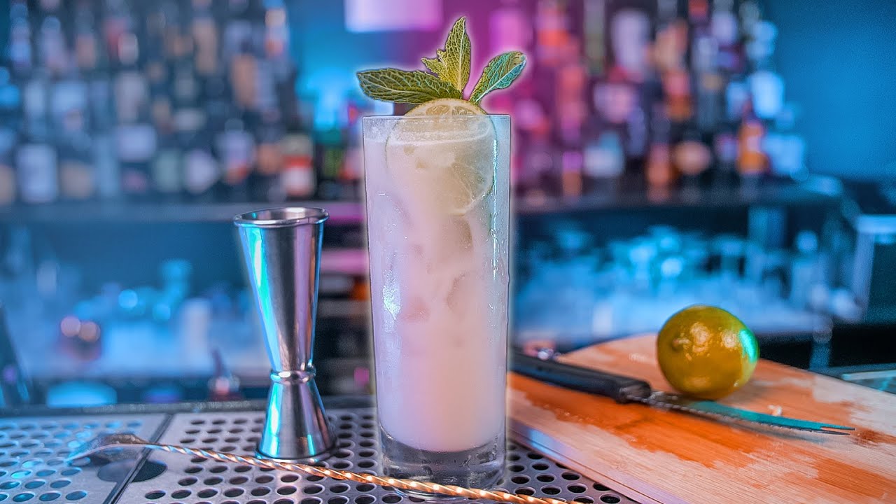 Scotch Whisky Coconut Highball Cocktail