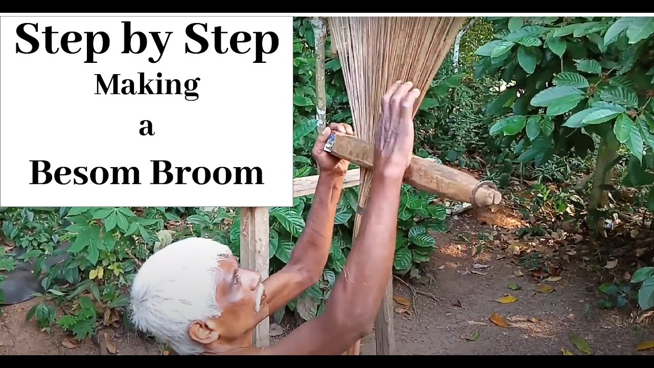 Making a Besom Broom Step by Step #SriLanka