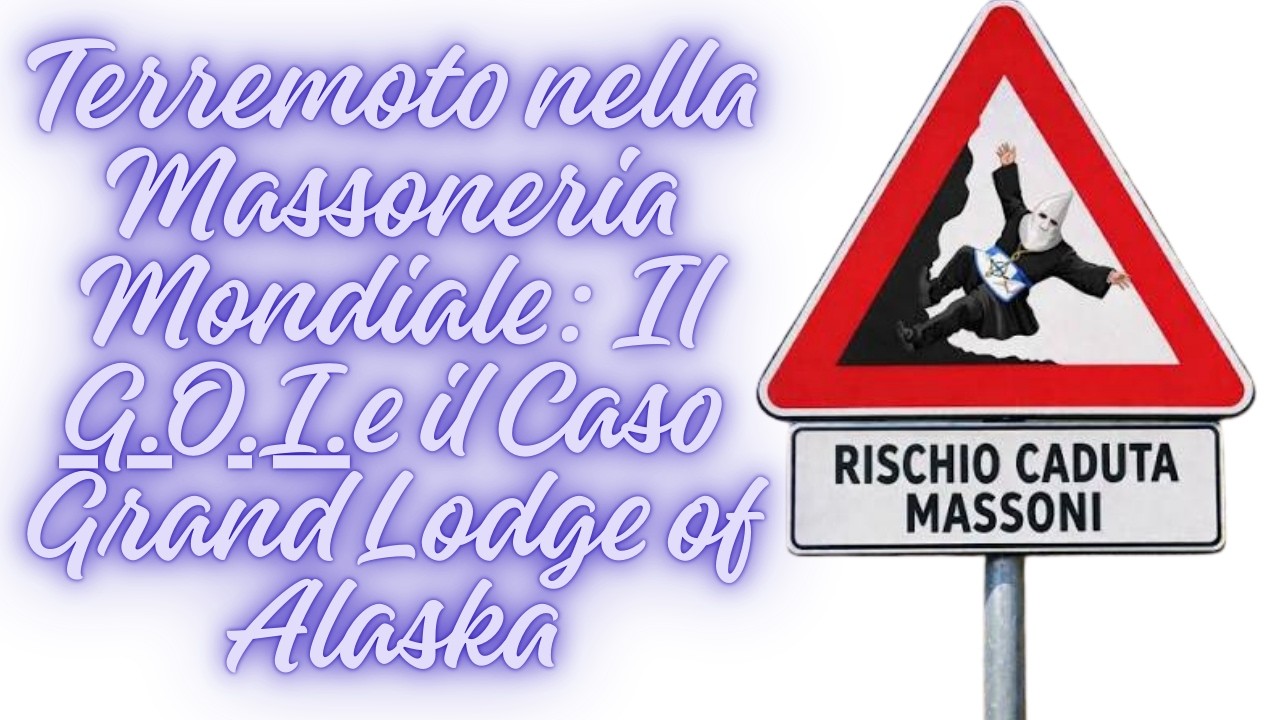 Ci Risiamo !!! Terremoto nella Massoneria   Il G.O.I e il Caso Grand Lodge of Alaska!!!