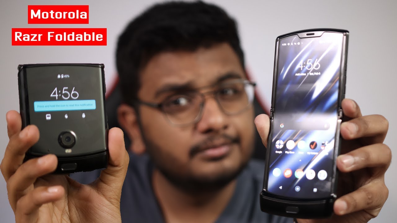 Motorola razer Foldable Unboxing