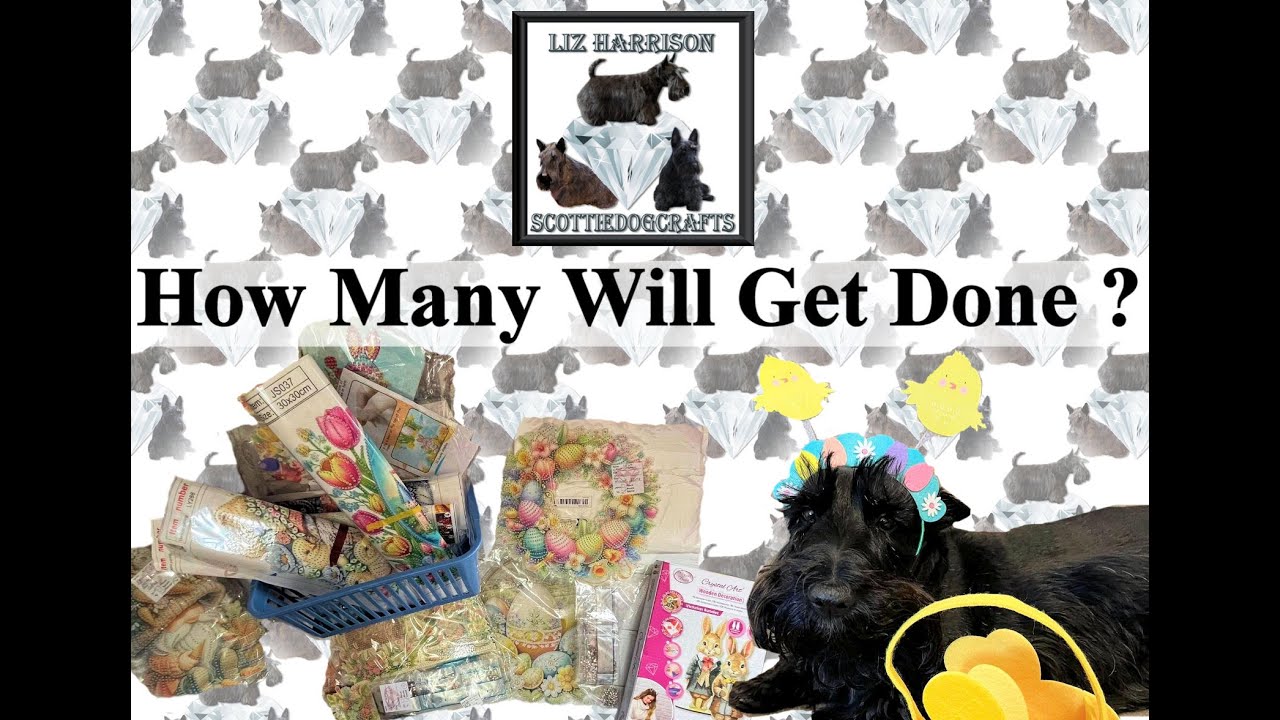 Diamond Painting | Getting Easter Ready | New Easter Stash 2025 | Will I get them all Done???