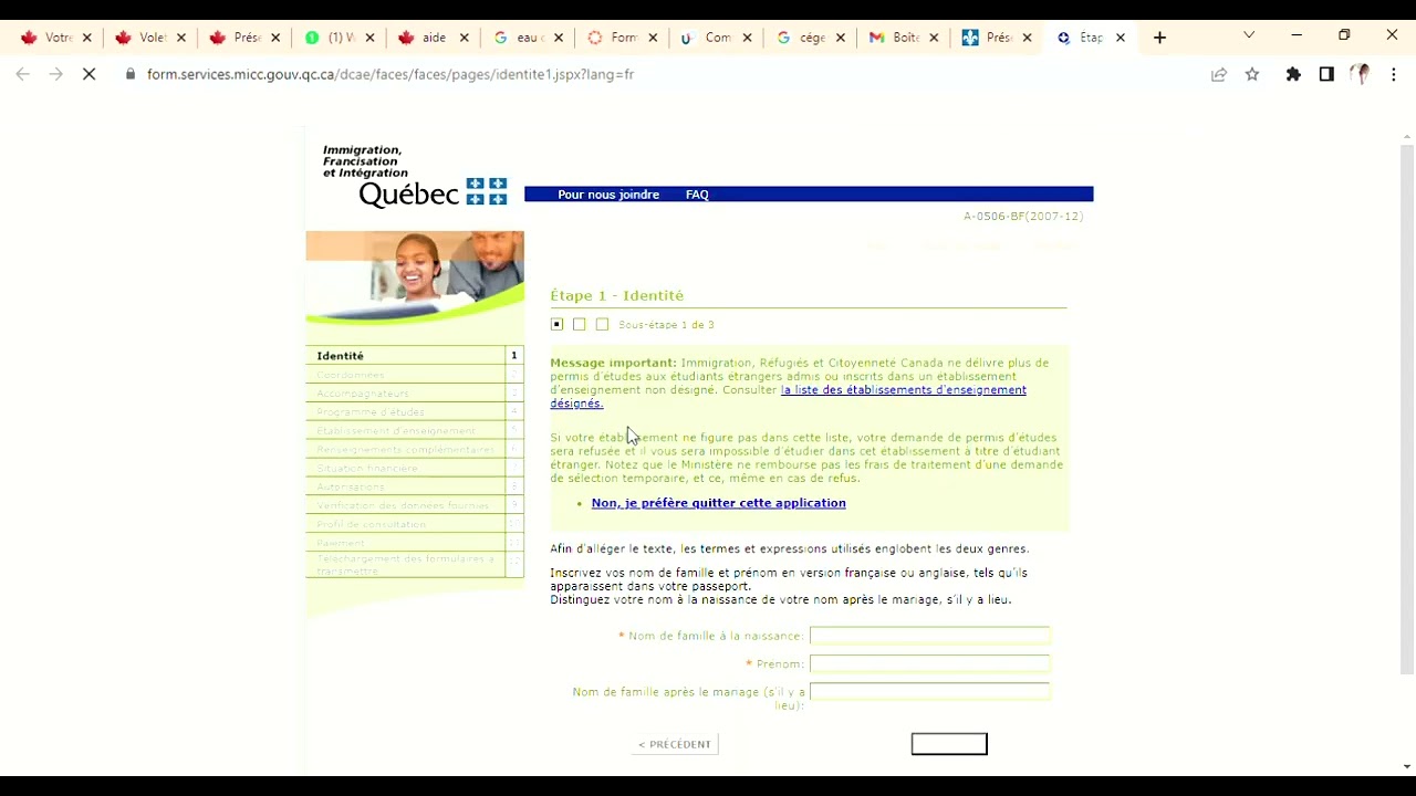 Comment faire la demande de CAQ? Partie 1.   Certificat de sélection temporaire pour études Canada