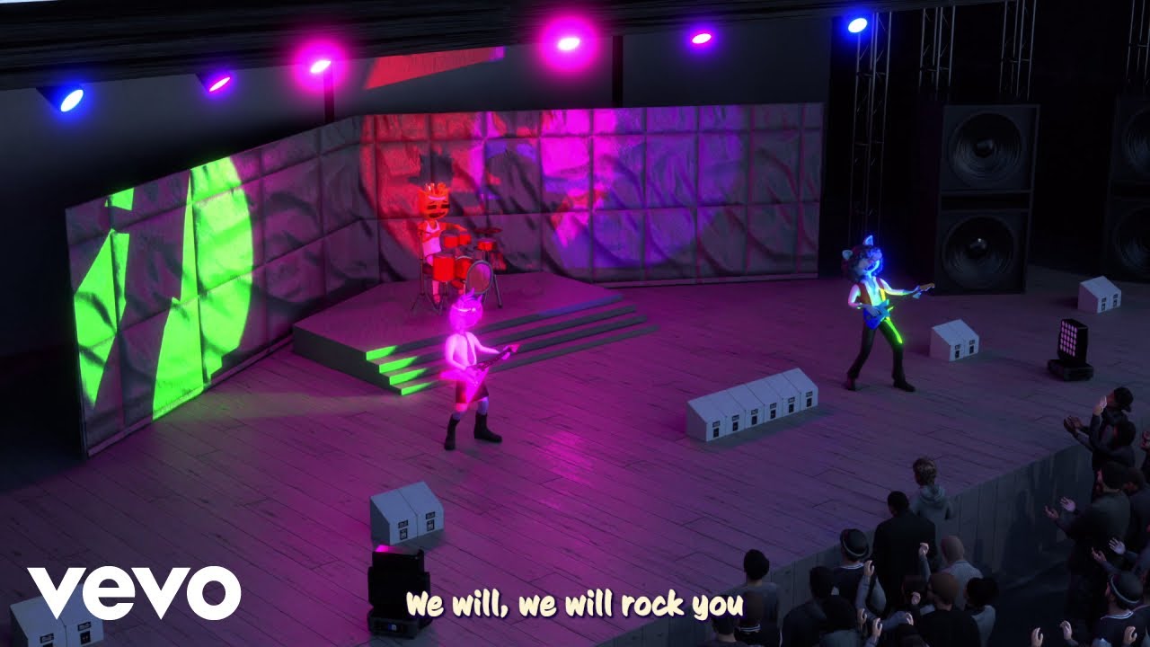 The Party Cats - We Will Rock You (Lyric Video)