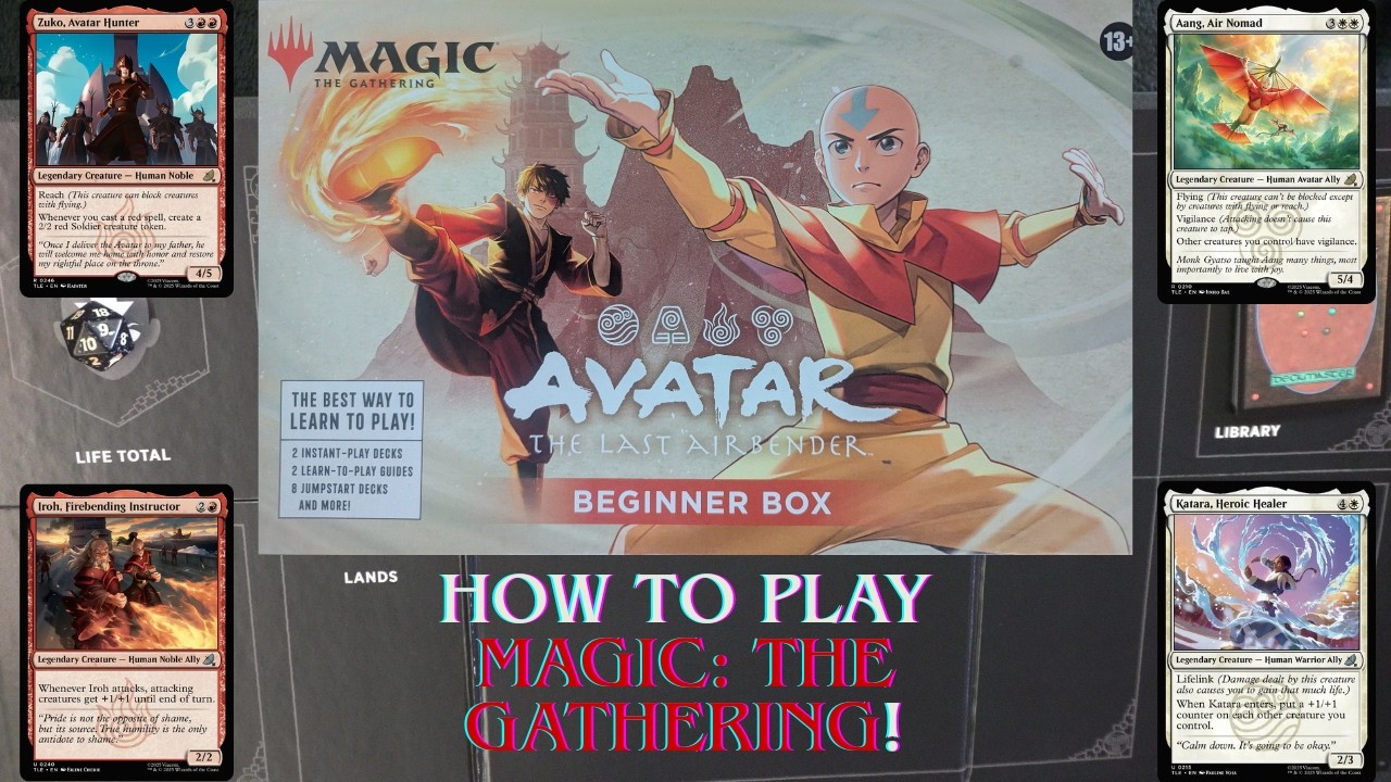 How To Play Magic: The Gathering! (Avatar the Last Airbender Beginner Box)