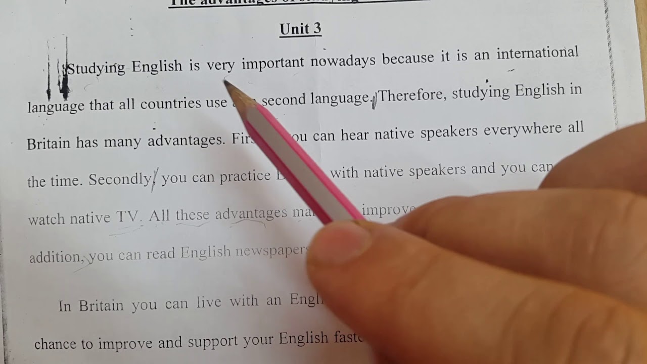 أنشاء الفصل الثالث studying English an Britain للصف السادس الاعدادي