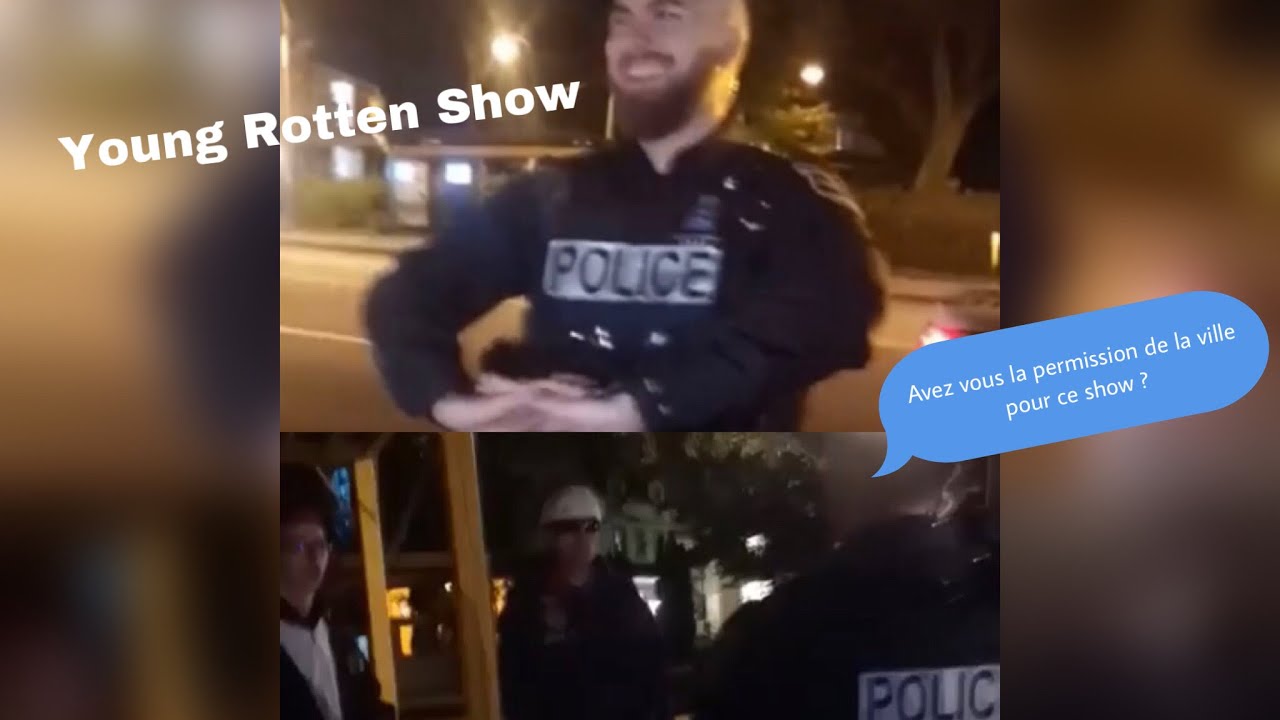 La police intervient au show raté de Young Rotten