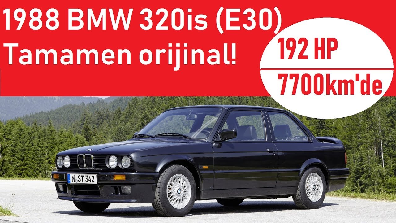 Direksiyonda // BMW E30 320is 1988 test sürüşü