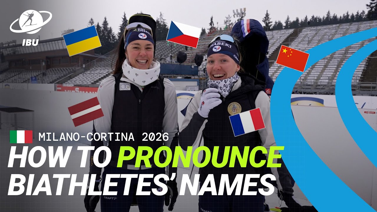 Can You Pronounce Them All? | Biathletes Pronounce Their Olympic Teammates’ Names