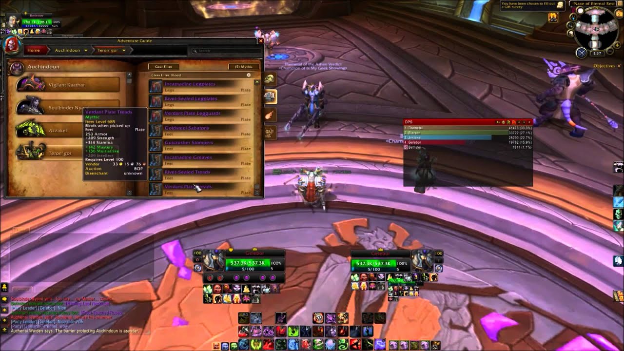 Mythic Auchindoun w/ All bosses