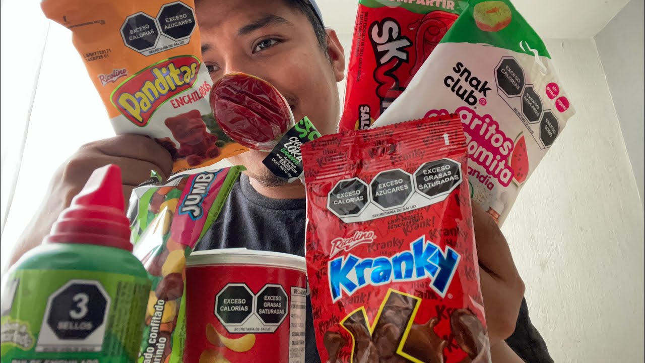 ASMR ! Comiendo Dulces picosos 🥵Gomitas 🍉Tamarindo 🤤