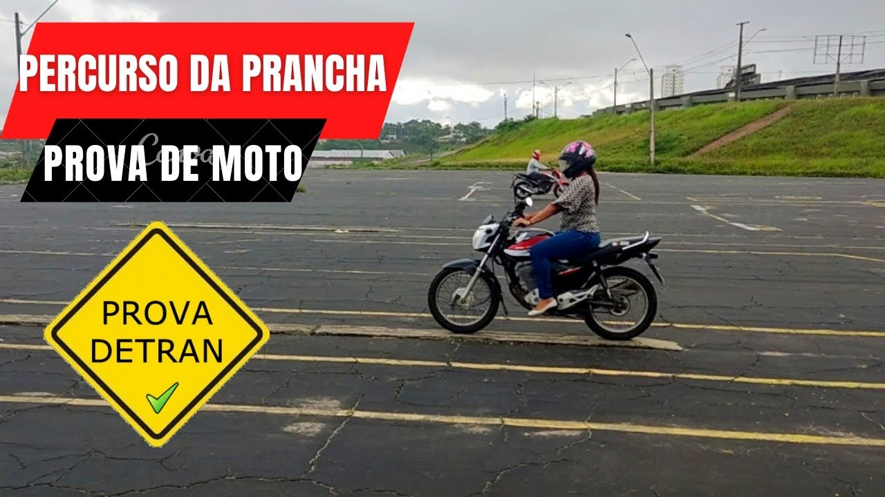 COMO PASSAR PELA PRANCHA SEM PERDER O EQUIL&Iacute;BRIO NA PROVA PR&Aacute;TICA DE MOTO DO DETRAN -MA ✅