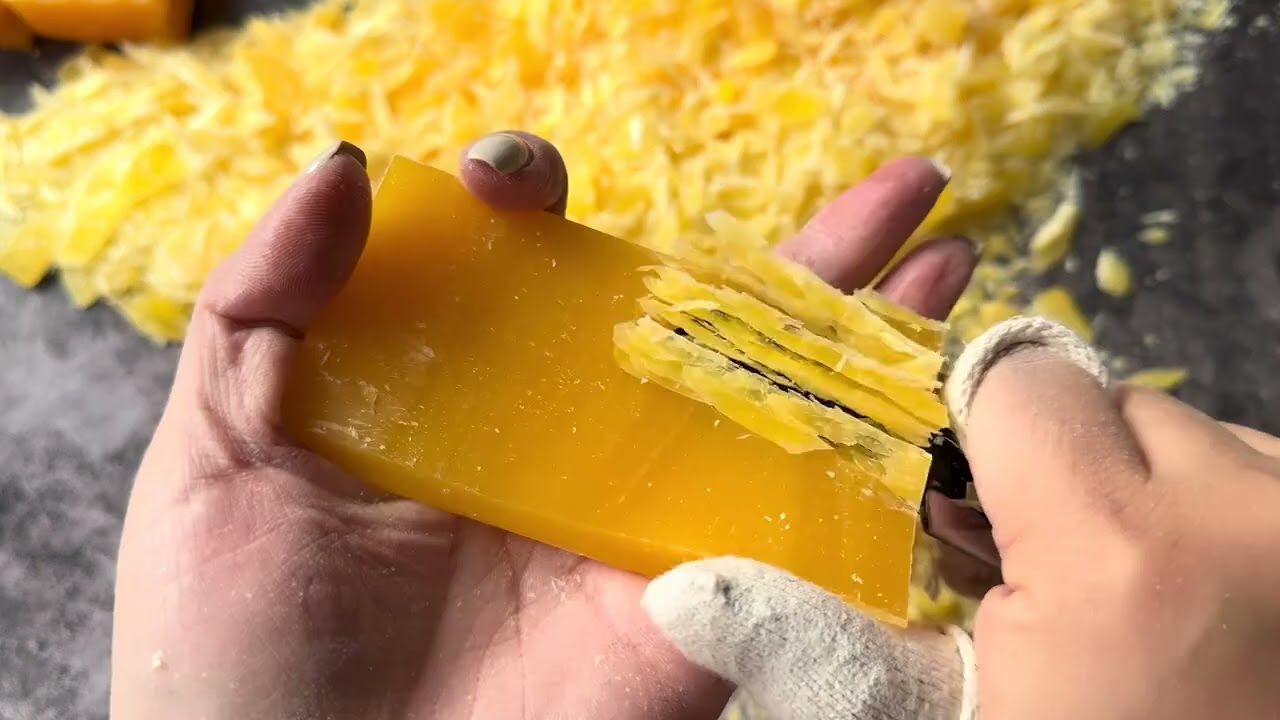 Giant All-Natural Laundry Soap #SoapCarving #SoapCutting #ASMR #Satisfying #OddlySatisfying