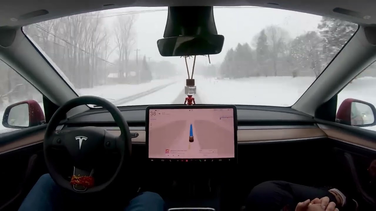 Another BORING Tesla Self-Driving.