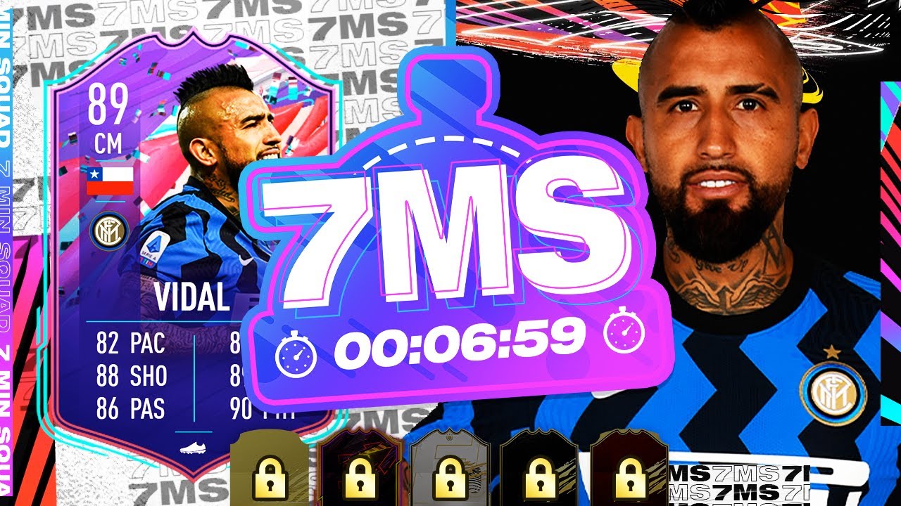 5* SKILLS AMAZING 89 FUT BIRTHDAY SBC ARTURO VIDAL 7 MINUTE SQUAD BUILDER!! - FIFA 21 ULTIMATE TEAM