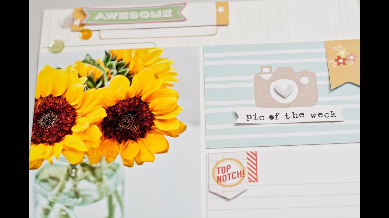 sunshine Scraptastic Club process video