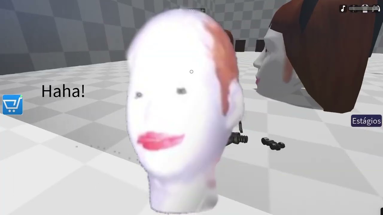 Correndo do rato do esgoto no Roblox
