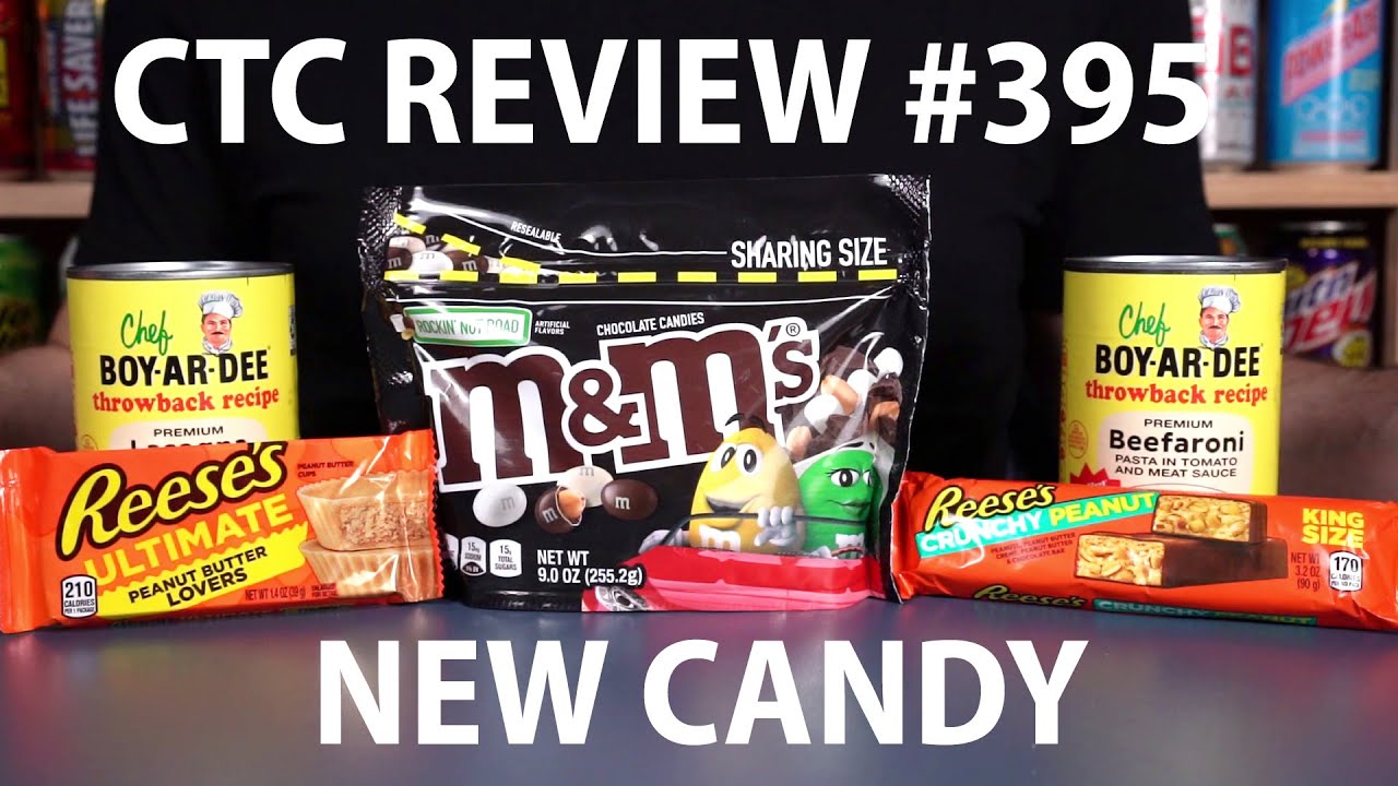 M&M’s Rockin Nut Road vs. Reese’s Ultimate Peanut Butter vs. Reese’s Crunchy Peanut (CTC Review 395)