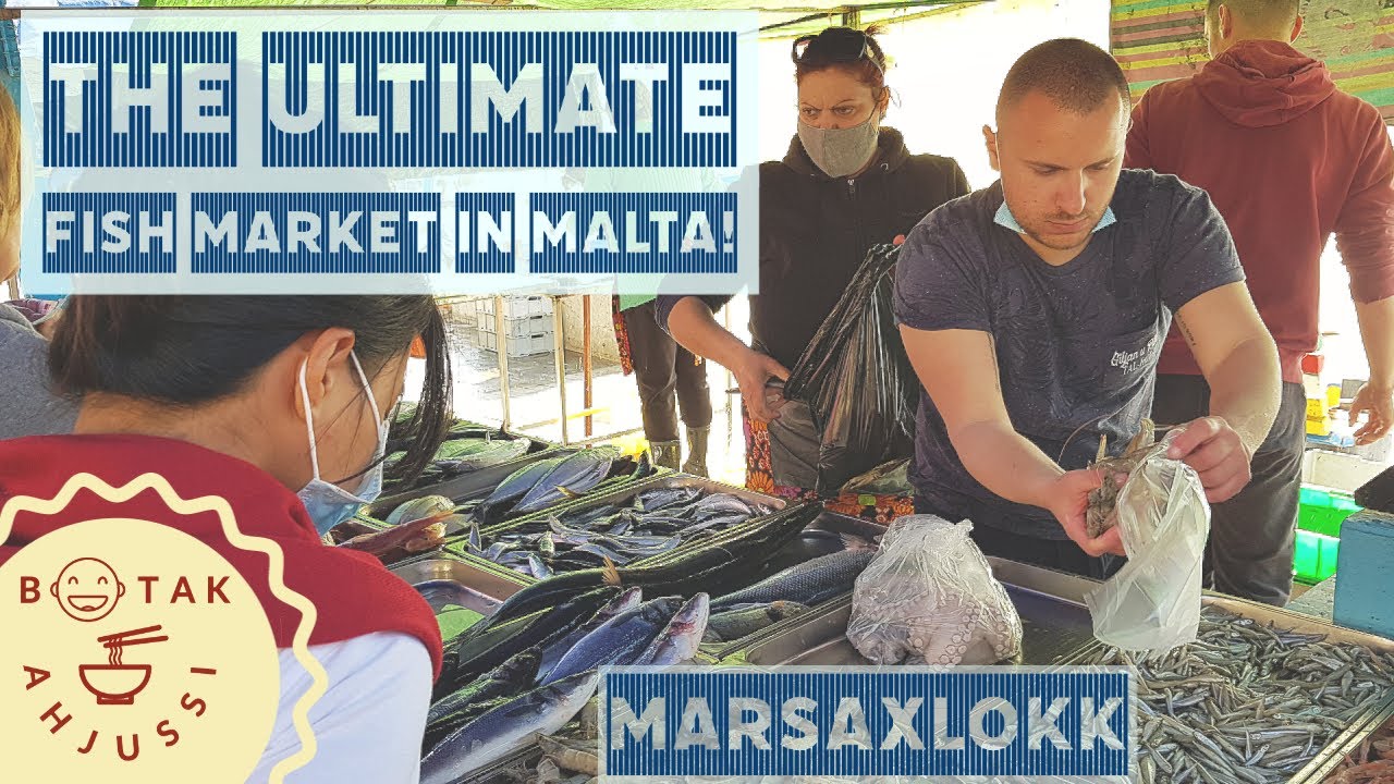 See MALTA: MARSAXLOKK market walk through - full of fish, seafood, crafts & fresh produce M T