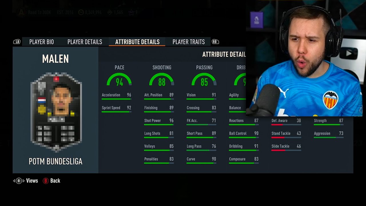 Auzio Reacts to NEW 89 POTM Malen SBC