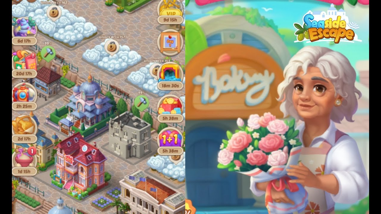 Seaside Escape |  Level  139  Part 166  🏝🏖   #merge