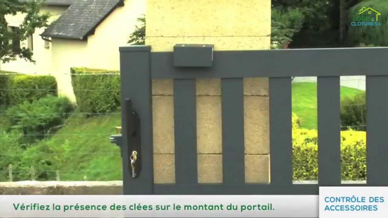 Installation d'un portail coulissant, par Logis et Clôtures