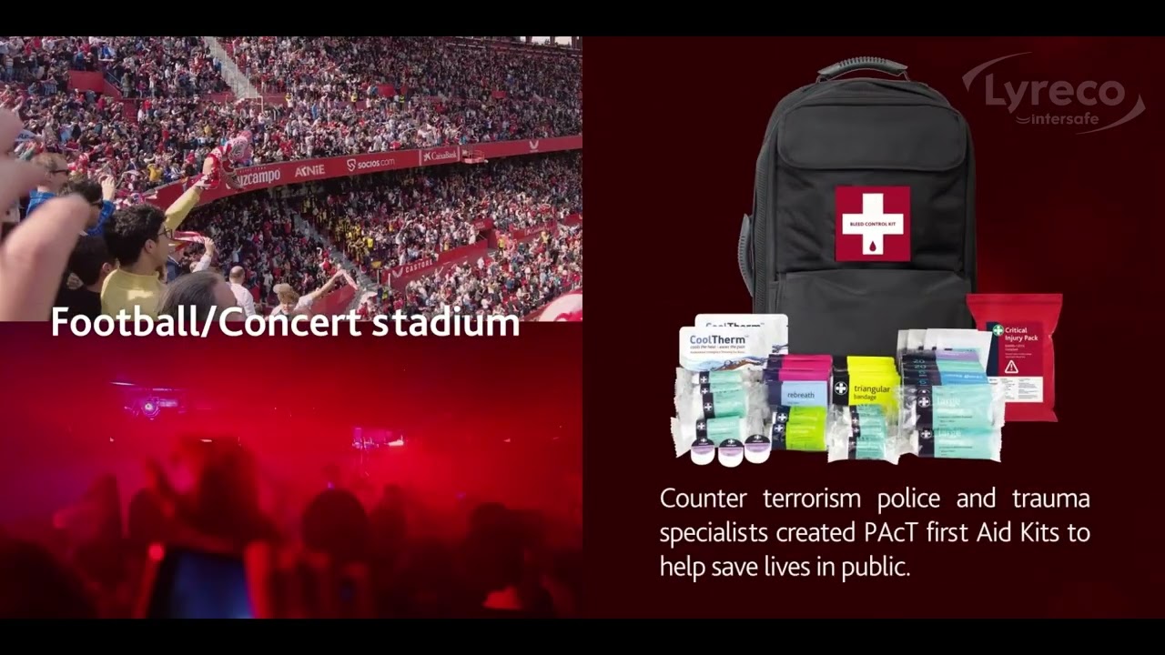 🩸Are You Prepared For Major Bleeding? | Lyreco Intersafe #knifecrime #knifecrimeawareness