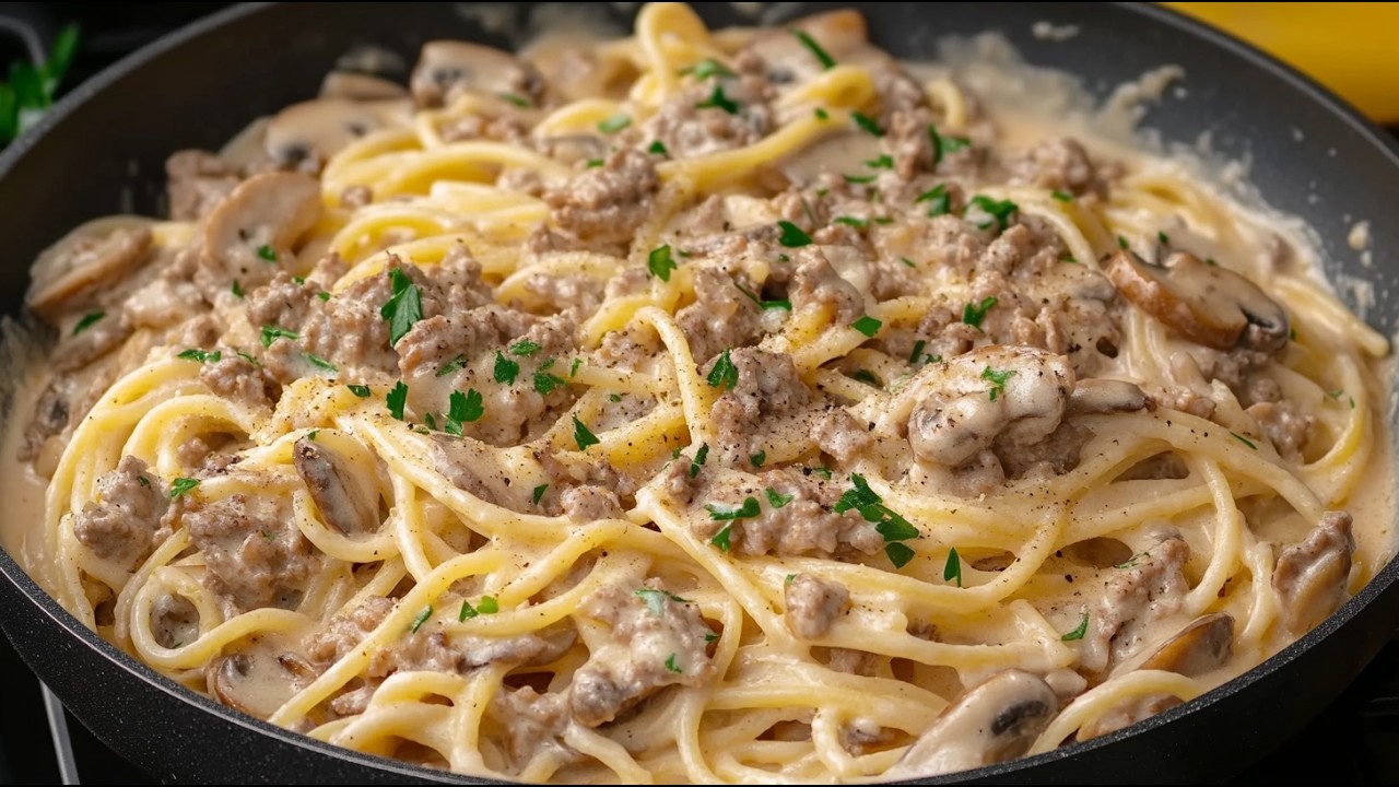 Невероятно вкусные спагетти за 15 минут! Простой и вкусный рецепт пасты на ужин!