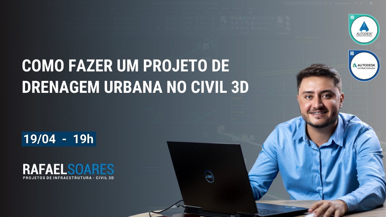 Como Fazer Um Projeto de Drenagem Urbana no Civil 3D - Aula Completa 100% Passo-a-Passo