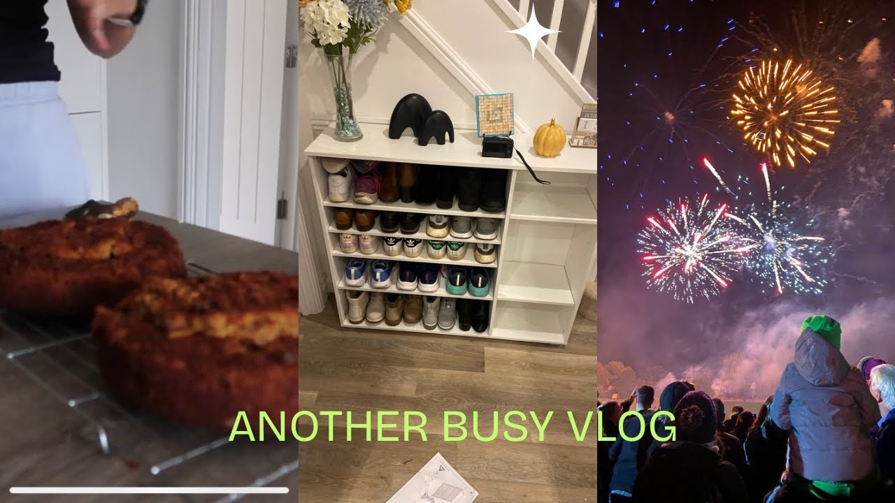 Making my mums birthday cake | New shoe cabinet | Bonfire night | The Barts