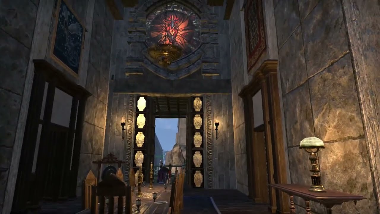 ESO housing - The Manor - built from scratch in Moon Sugar Meadow, Northern Elsweyr.