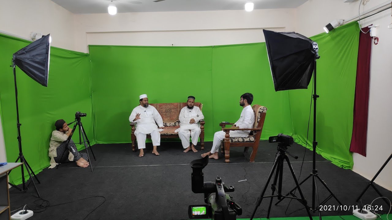 #bahsonazar YouTube Green Screen Recording Studio Setup #greenscreen #videorecording #studiorecoding