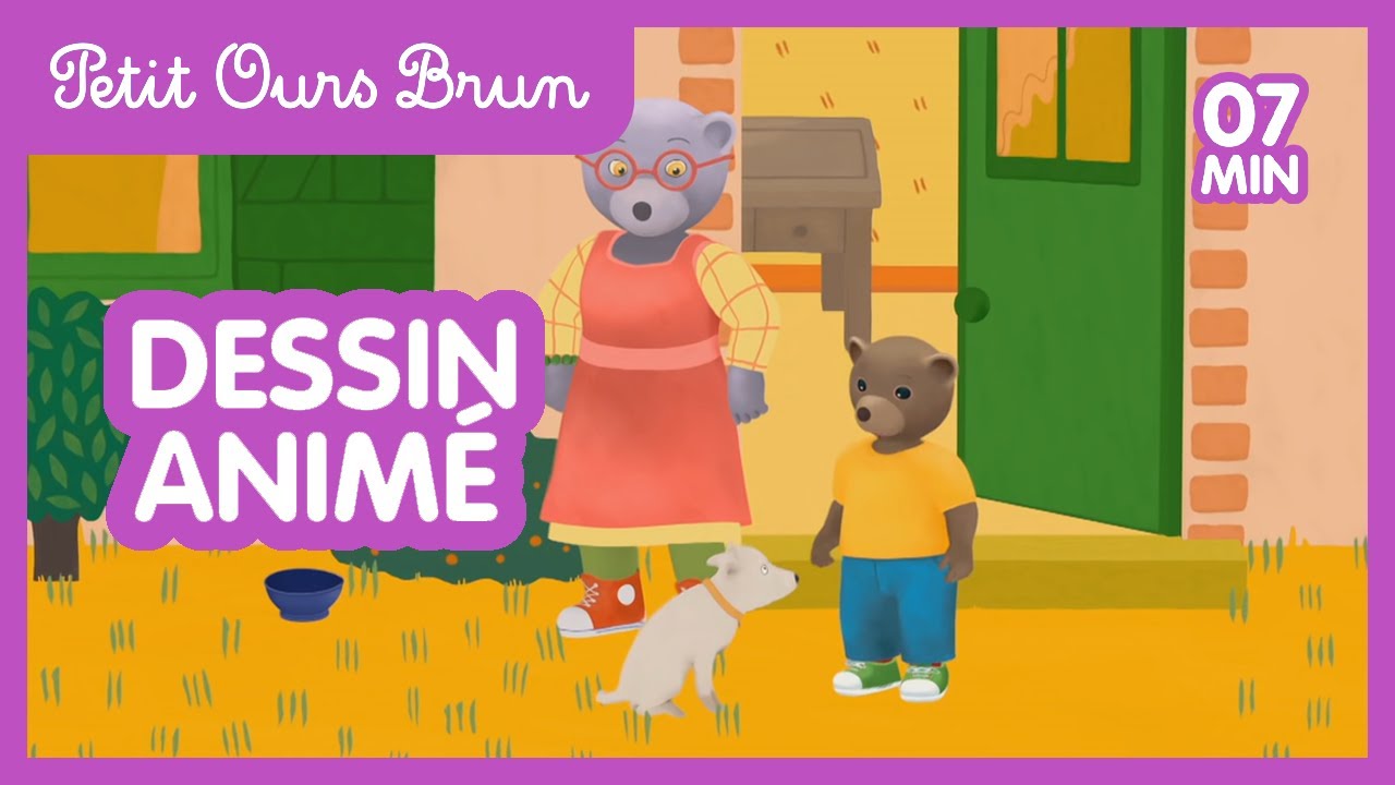 Petit Ours Brun 3D -  Le chien perdu